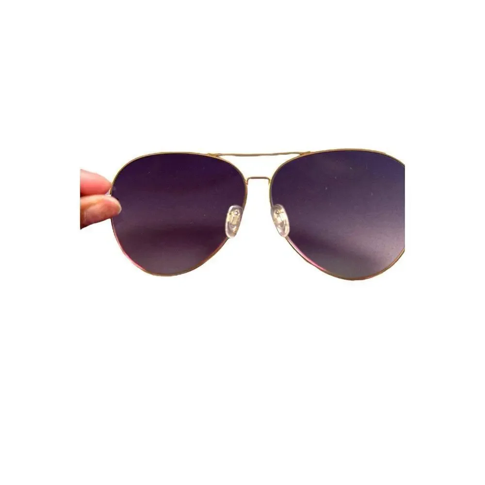 RAG & BONE RNB1006/S 3YG HI GOLD FRAME‎ DARK GREY AUTHENTIC SUNGLASSES 63 - 11